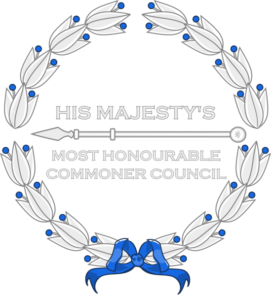 File:His Majesty's Most Honourable Commoner Council's bage (April 2021).png
