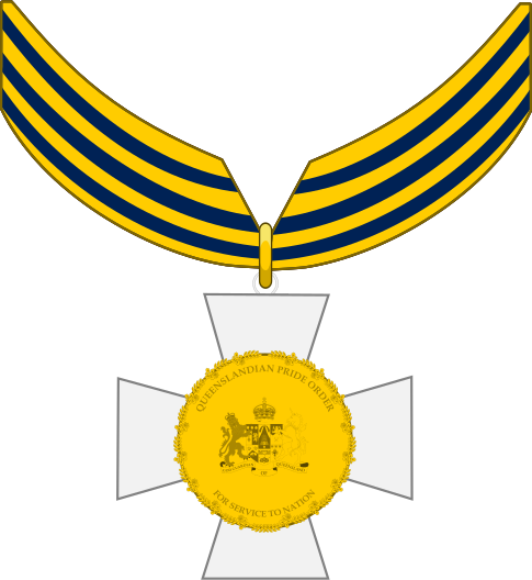 File:Order of the Crown of Queensland - Commander - necklet.svg