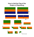 Kapreburg Flag Folding Guide.svg