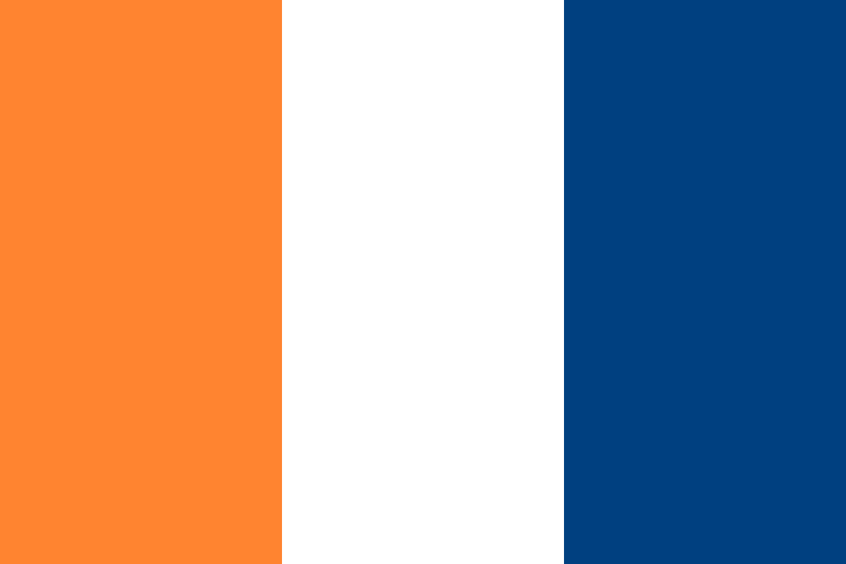 Флаг оранжевый белый синий. Оранжево голубой флаг. Бело оранжевый флаг. Оранжевый синий белый.