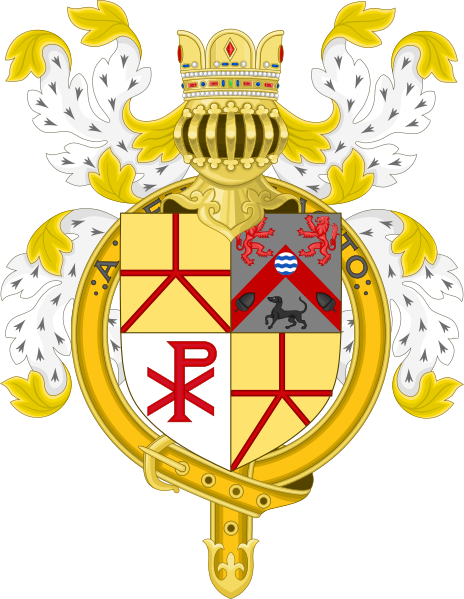 File:Coat of arms of Jonathan I of Austenasia as a Stranger Knight of the Gadus.svg