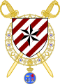 Coat of arms of the armed forces of Cycoldia.svg