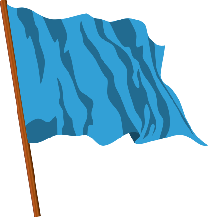 File:Blue flag II.svg