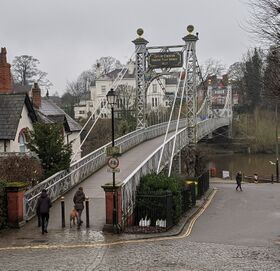 Queen's Park Bridge, January 2021.