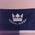 Flag hung in the Royal Residence in early 2019