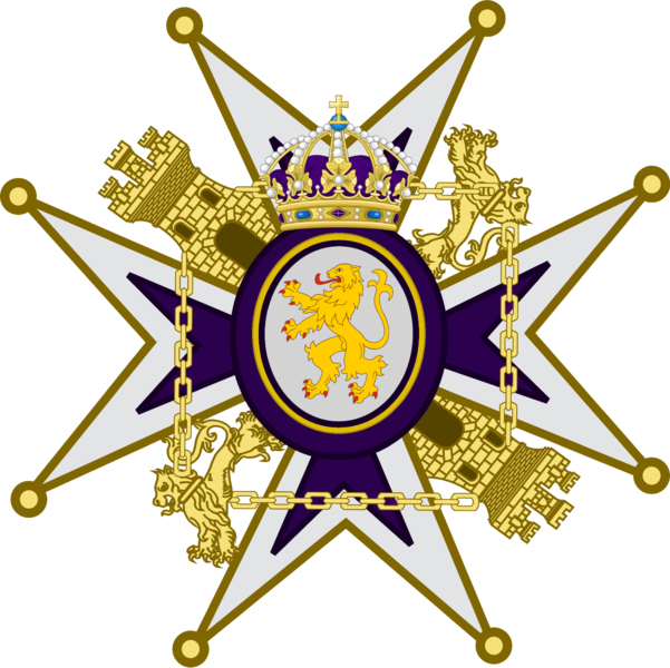 File:Order of the Crowned Lion-Badge.png