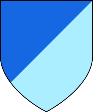 File:Per bend sinister Azure and Celestial Azure.svg