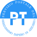 Logo of the Postal Service of the Most Serene Empire of Azzurria