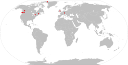 Imperial Estates claimed by the Holy Canadian Empire. Icons indicate general locations and may be home to more than one territory.