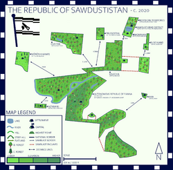 Location of Sawdustistan