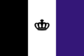 Vlag van de Koning, versie VII. Tevens alternatieve civiele-, handels- en oorlogsvlag.
