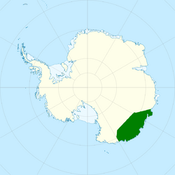 Location of Tsardom of Antarctica