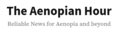 The Aenopian hour temporary logo.png