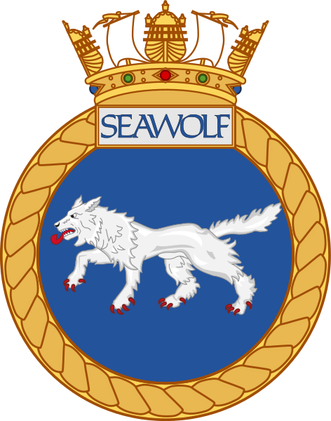 File:Crest of HMS Seawolf.svg