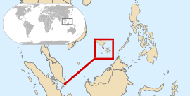 Location of Sequeria in Southeast Asia