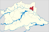 Bęra in Snagov - map.svg