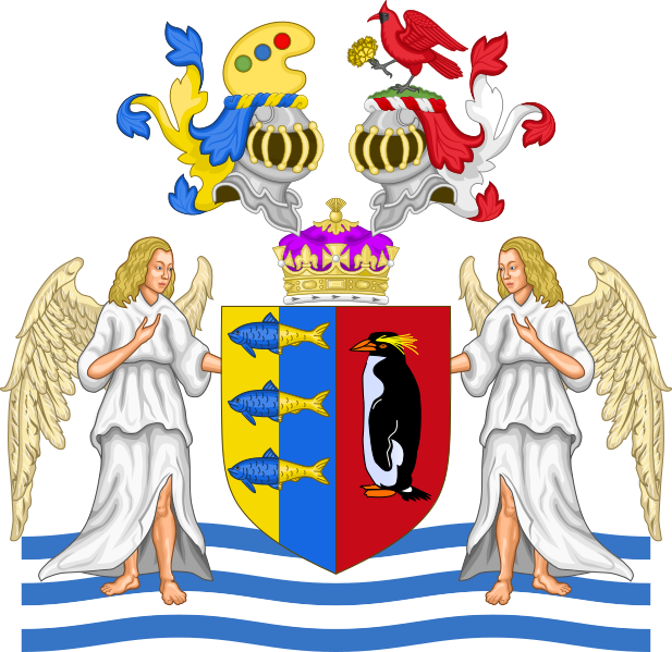 File:Marriage arms of Prince Richard and Princess Denise of Kapreburg.svg