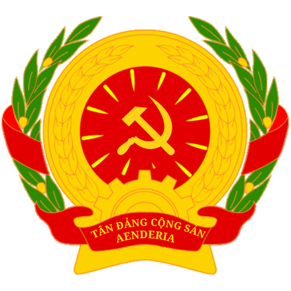 File:New Communist Party of aenerian flag logo.png