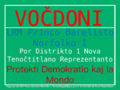 Esperanto political advertisement
