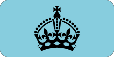 File:Vehicle registration plate of the Monarch of Baustralia.svg