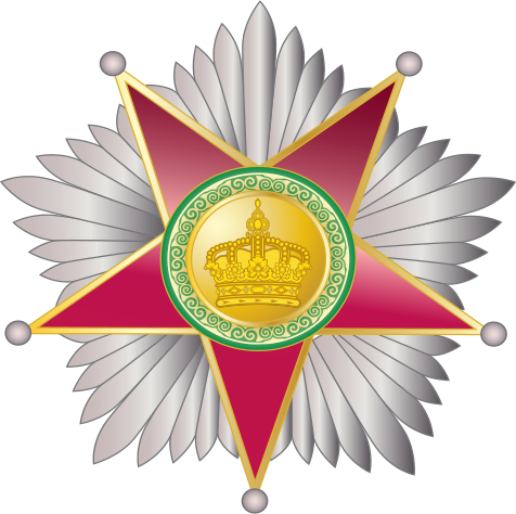File:Badge of the Order of Loyalty to the Royal Family of Vishwamitra.svg