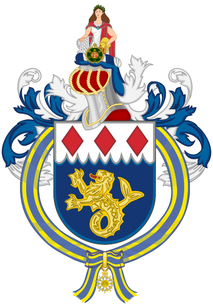 File:Coat of Arms of Daniel Racovolis (Royal Vishwamitran Order of Merit).svg