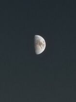 Image of the Moon taken from the CSF headquarters in Saturnia in October 2022.
