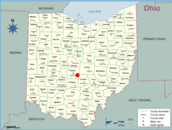 Mainland Manitau within Ohio's borders