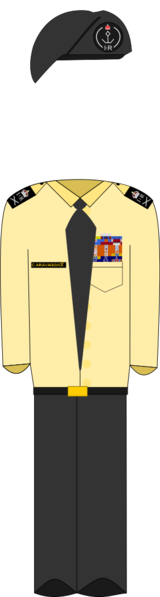 File:Uniform of John I in His Royal Navy (Service, Tropical), June 2018.svg